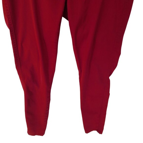 NY & Co. Women's Jean Legging Red Size 6 - Picture 2 of 7